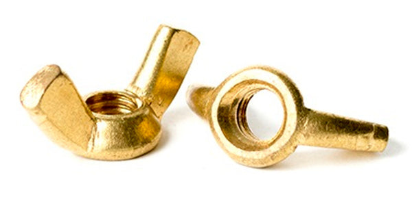 WING NUTS BRASS SIZES M5, M6, M8
