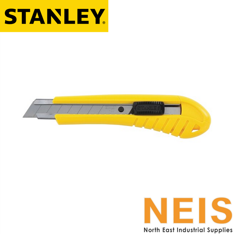 STANLEY AutoLock 18mm Snap-Off Blade Knife Stainless Steel 16 Edges