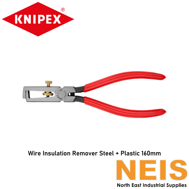 KNIPEX Wire Insulation Remover with Opening Spring 160mm 1101160