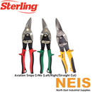 STERLING Aviation Snips Chrome-Molybdenum Left Right Straight 29-75x
