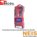 RECOIL Thread Repair Kits Trade Series Metric Coarse/Fine/Extra Fine (M3-M12) 35/37/38