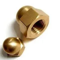 DOME NUTS BRASS SIZES M3, M5, M6, M8, M10, M12