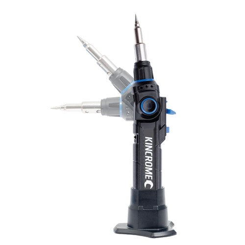 KINCROME Soldering Iron Kit 4 in 1 Indexing Head K15350 - Butane, Lead-Free, Auto Ignition
