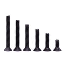 Flat (Countersunk) Screws Hex Socket Metric Coarse Packs of 2 or 10 (M3-M16 / 6-100mm)