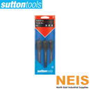 SUTTON TOOLS Spade Bit Sets Carbon Steel Metric 3-6 Piece (19-25mm/10-25mm) D501SSx - Bright, Manganese Phosphate, 1/4" Hex Shank